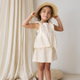 Voir la diapositive 4 : Petit Béguin Robe enfant en popeline Poésie d'été