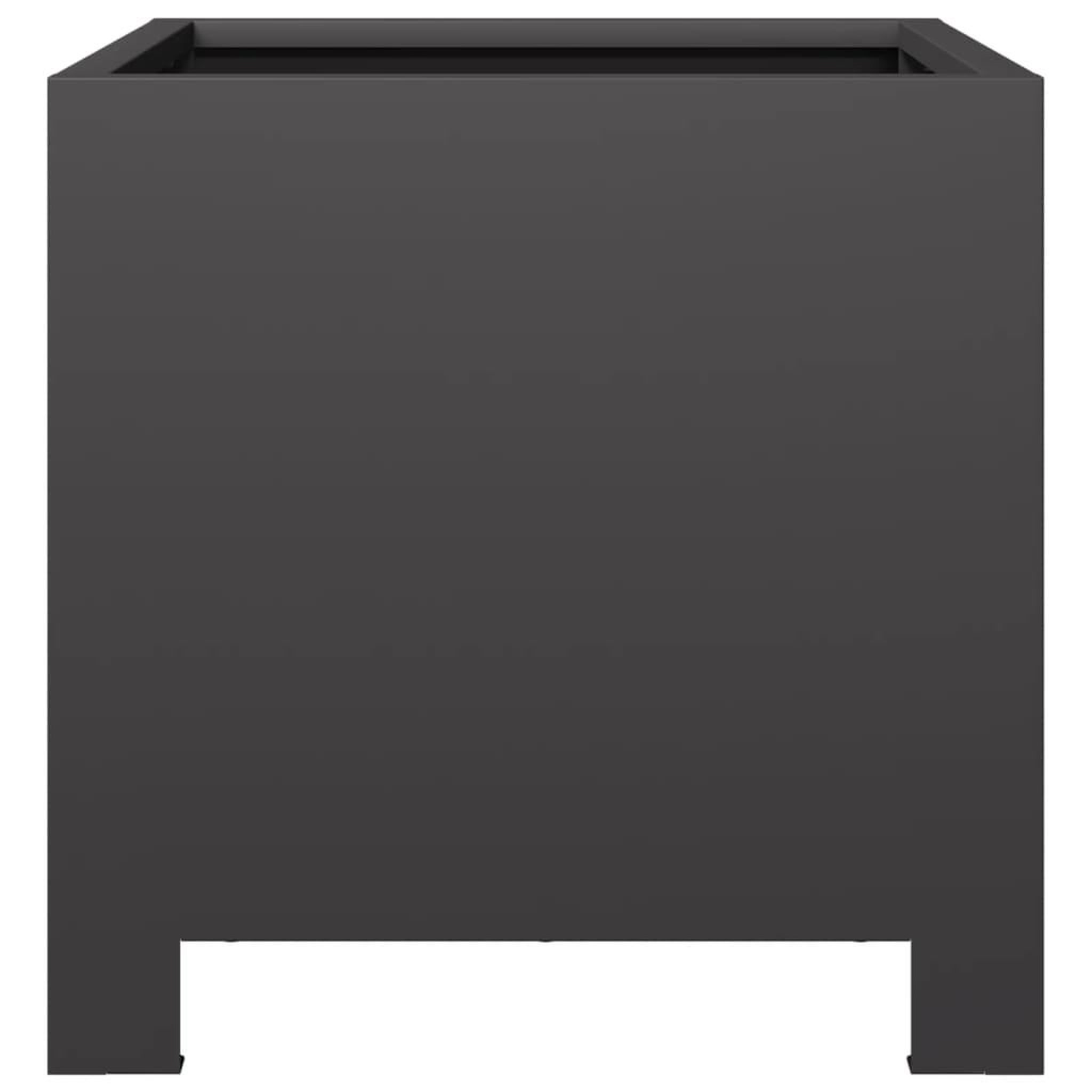 Voir la diapositive 5 : VIDAXL Jardiniere noir 30x30x30 cm acier