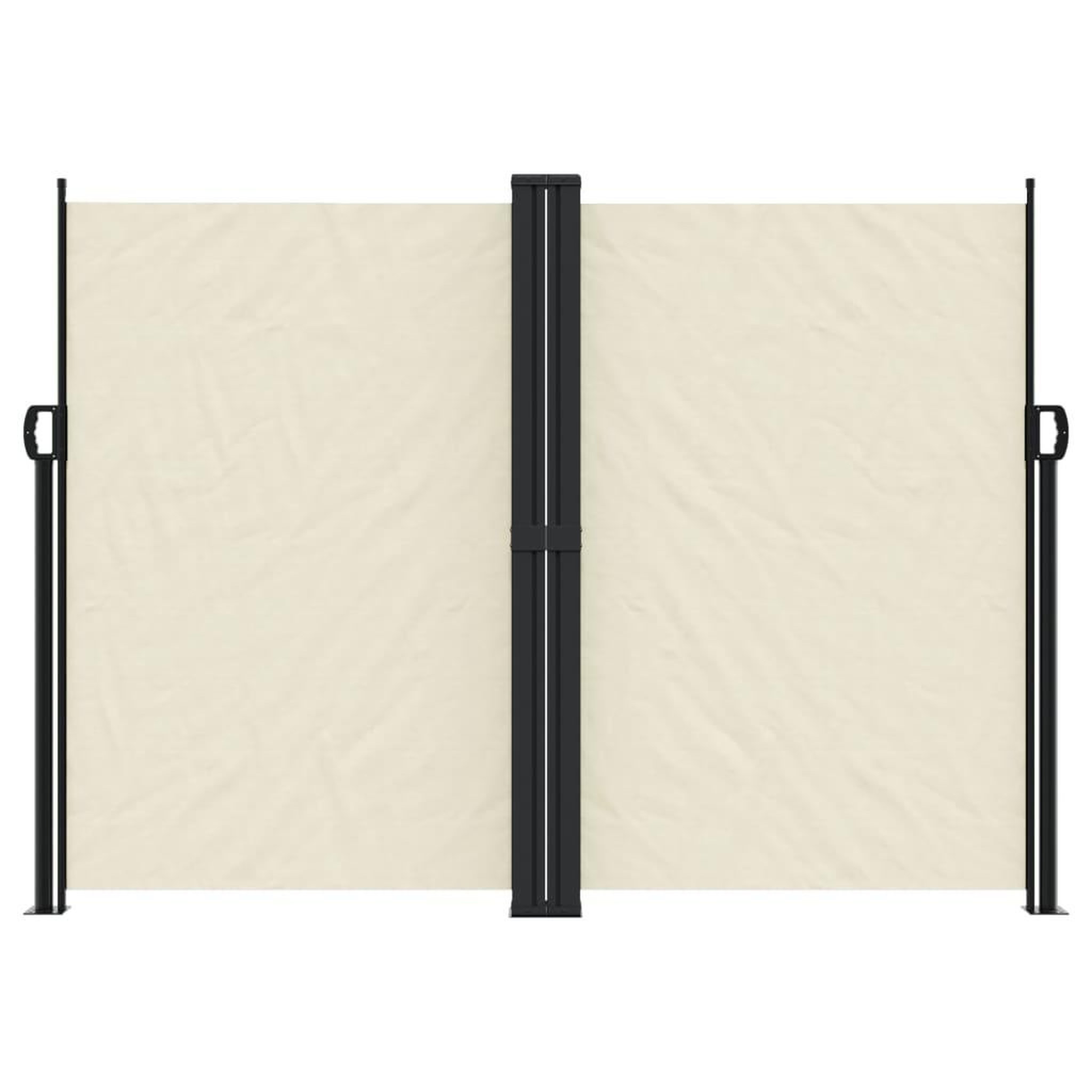 Voir la diapositive 3 : VIDAXL Auvent lateral retractable creme 180x1200 cm