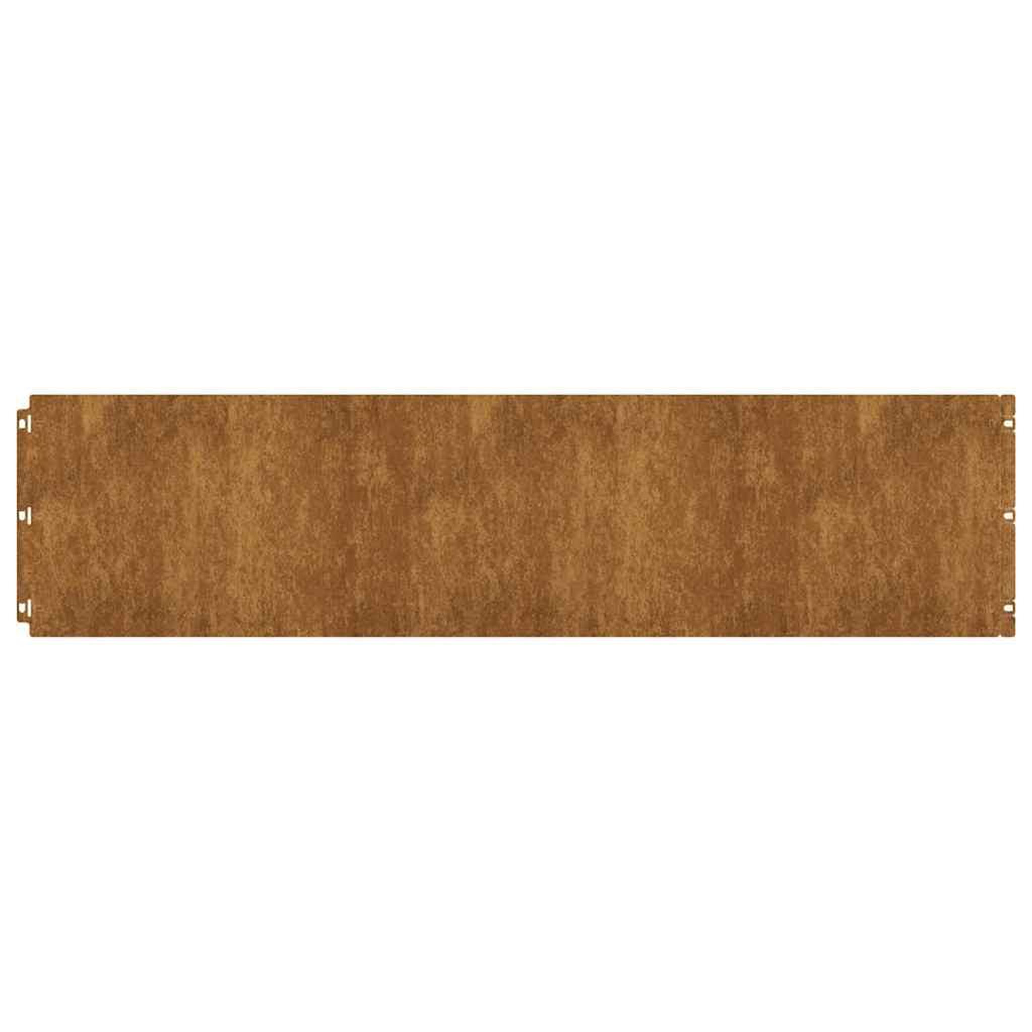 Voir la diapositive 3 : VIDAXL Bordures de pelouse 20 pcs 25x103 cm acier patinable flexible