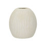 Voir la diapositive 1 : Paris Prix Vase Design Rainuré  Icicle  38cm Crème