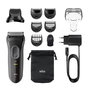 Voir la diapositive 2 : BRAUN Rasoir électrique rechargeable étanche - 3000bt