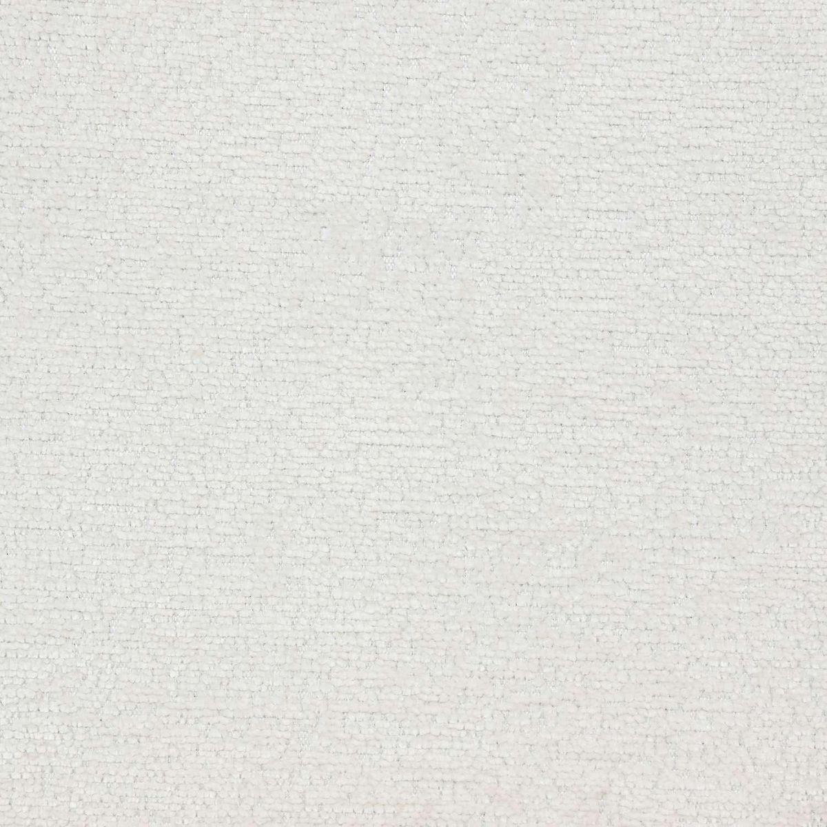 ATMOSPHERA Chauffeuse en tissu chenille MINARI - Blanc