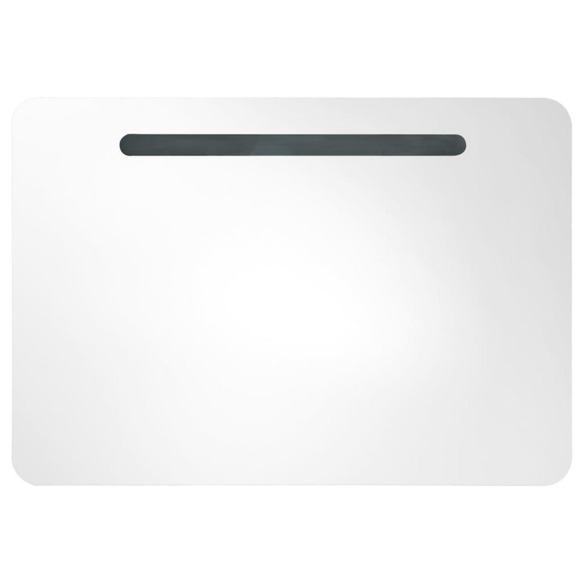 VIDAXL Armoire de salle de bain a miroir LED 80x9,5x55 cm