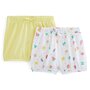 Voir la diapositive 1 : IN EXTENSO Lot de 2 shorts bébé fille