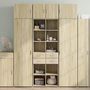 Voir la diapositive 1 : VIDAXL Armoire de rangement chene sonoma 70x42,5x225 cm