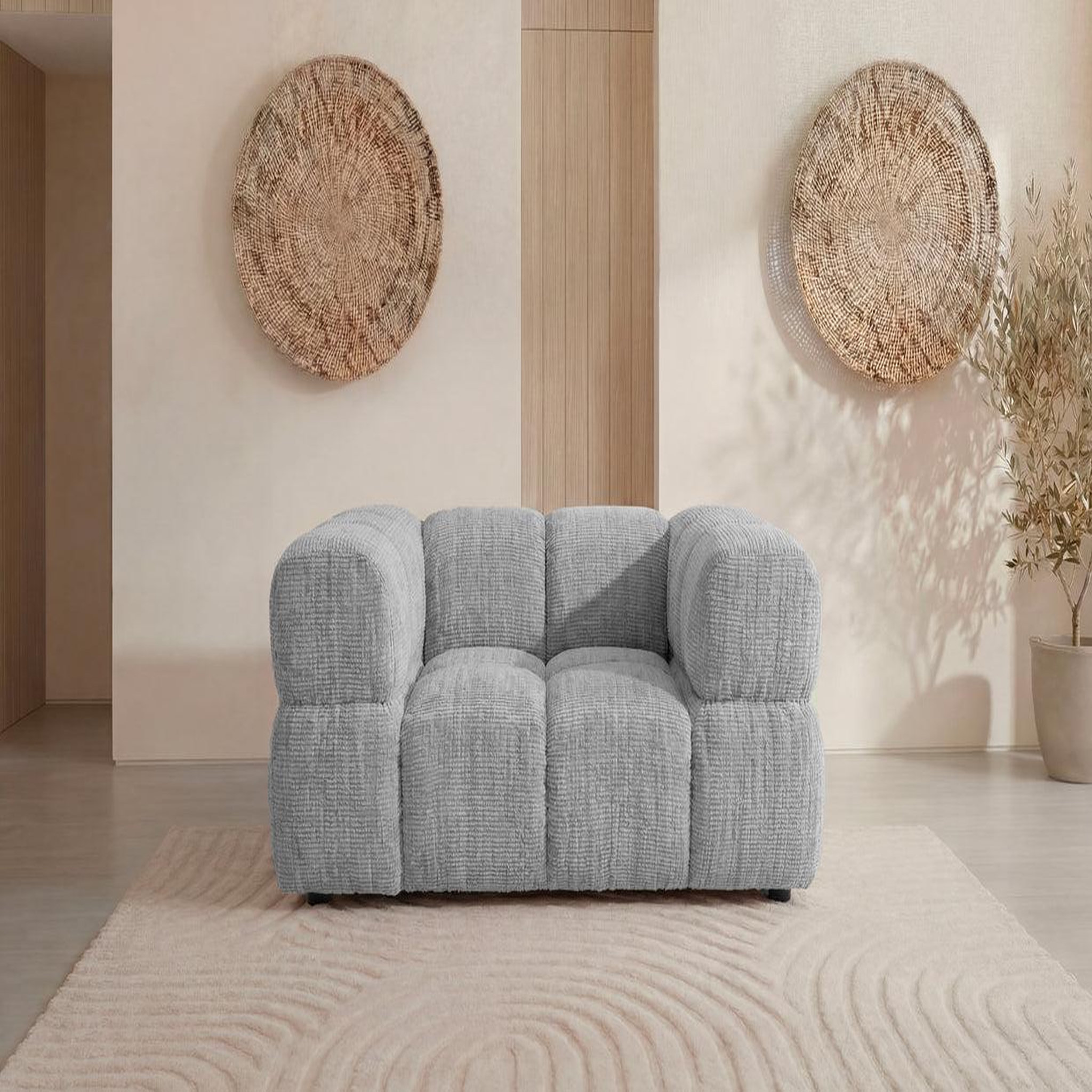 Voir la diapositive 3 : CASANOVA PARIS GUSTAVE - Fauteuil tissu chenille