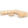 Voir la diapositive 2 : VIDAXL Salon de jardin 11 pcs bois de pin massif