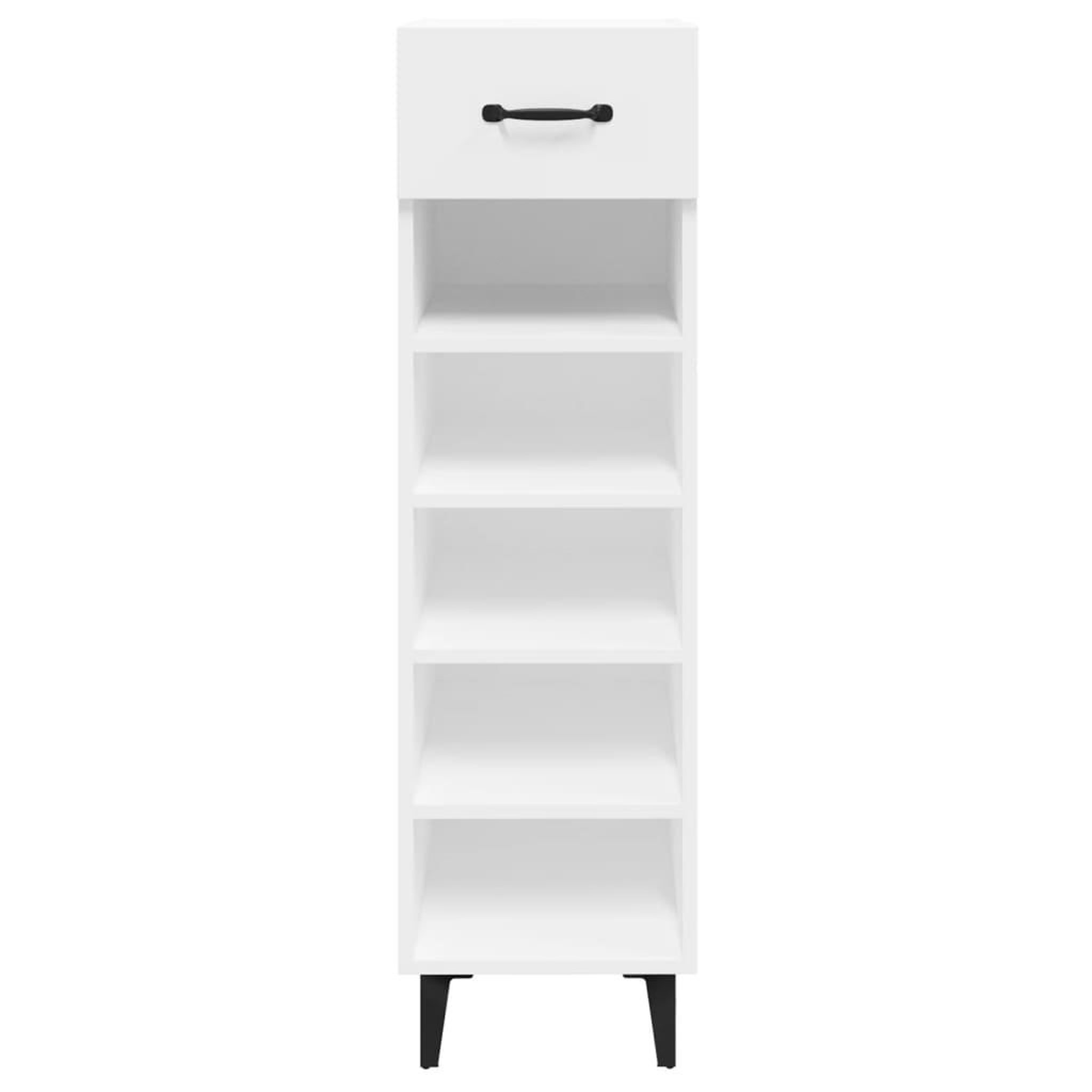 Voir la diapositive 4 : VIDAXL Armoire a chaussures blanc 30x35x105 cm bois d'ingenierie