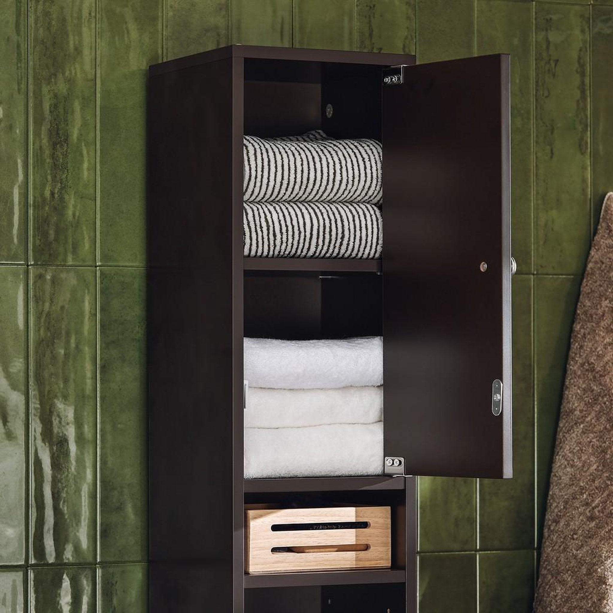 Voir la diapositive 5 : SOBUY SoBuy - Colonne De Salle De Bain à un tiroir - Moderne - BZR34