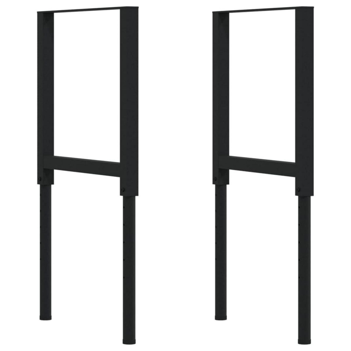 VIDAXL Etabli 100x60x(73-99,5) cm bois de chene massif rectangulaire