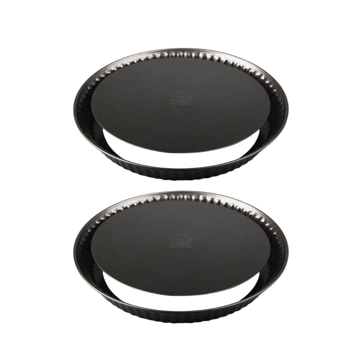 DR.OETKER Ensemble de 2 Moules à tartes 26 cm avec fond amovible Dr. Oetker Tradition