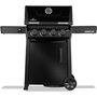 Voir la diapositive 2 : NAPOLEON Barbecue gaz Freestyle 425 Noir, sur chariot,4 brûleurs, surface de cuisson 60 x 45 cm