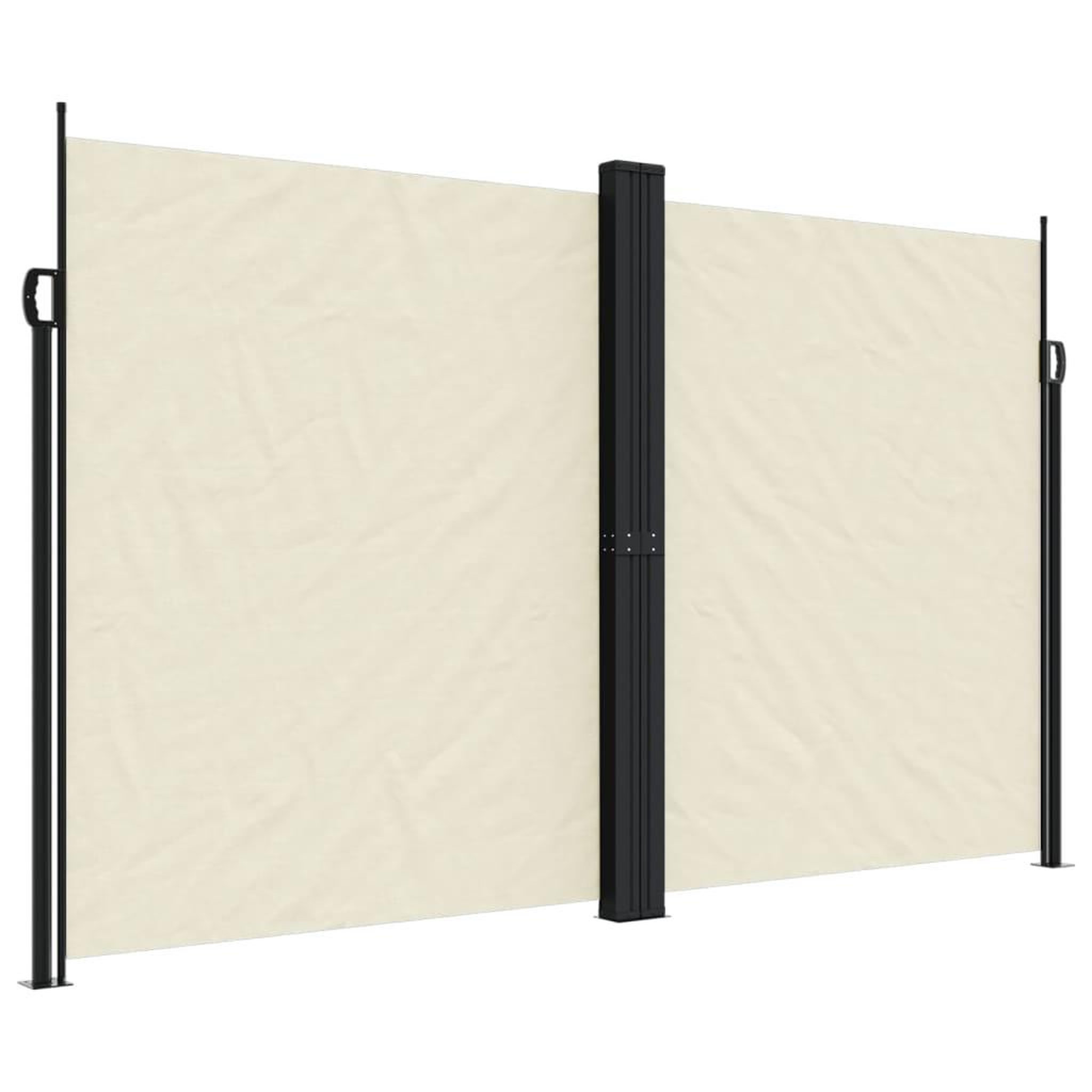 Voir la diapositive 2 : VIDAXL Auvent lateral retractable creme 200x1000 cm
