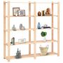 Voir la diapositive 2 : VIDAXL Etagere de stockage 5 niveaux 170x38x170 cm Pin solide 500 kg