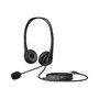 Voir la diapositive 2 : HP Casque avec microphone USB HP G2 Noir