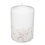 Voir la diapositive 1 : ATMOSPHERA Bougie Déco Paillettes  Colorama  90g Blanc