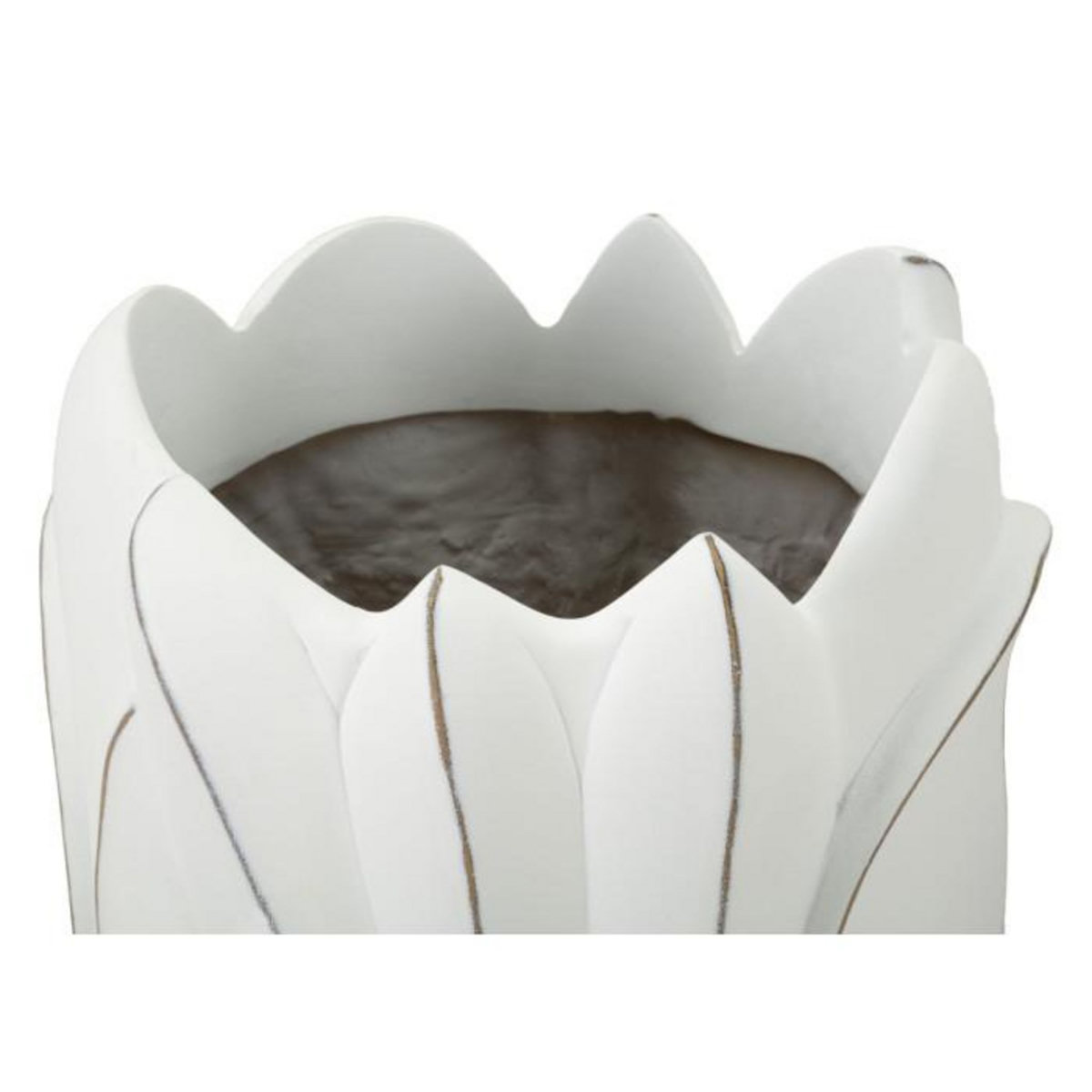 Paris Prix Vase Déco en Résine  Gardy  69cm Blanc