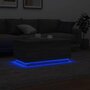 Voir la diapositive 5 : VIDAXL Table basse avec lumieres LED gris sonoma 90x50x40 cm