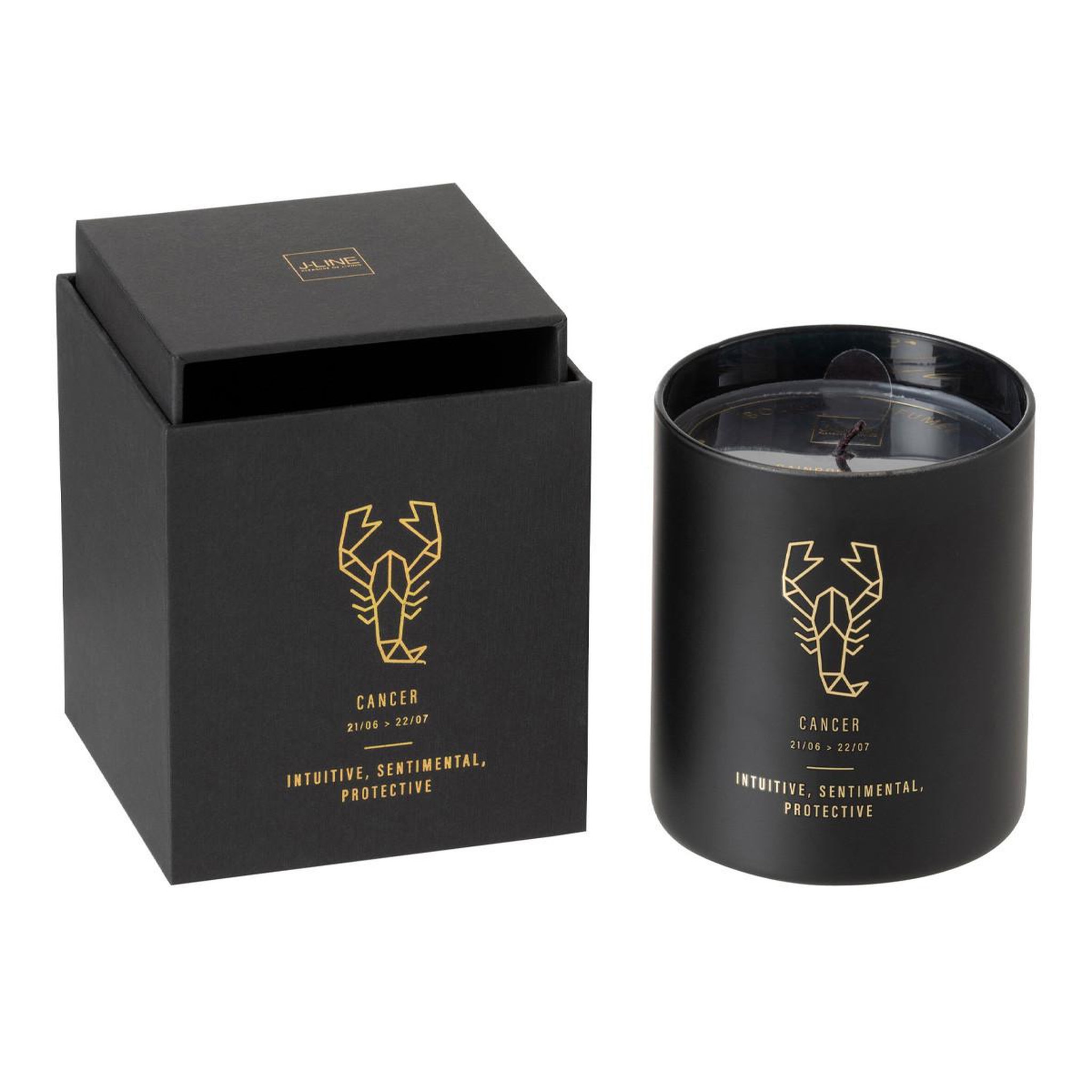 Voir la diapositive 1 : J-LINE Bougie parfumée  cancer  10cm rainbow reef