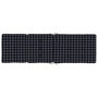 Voir la diapositive 5 : VIDAXL Coussins de chaise longue lot de 2 noir motif a carreaux