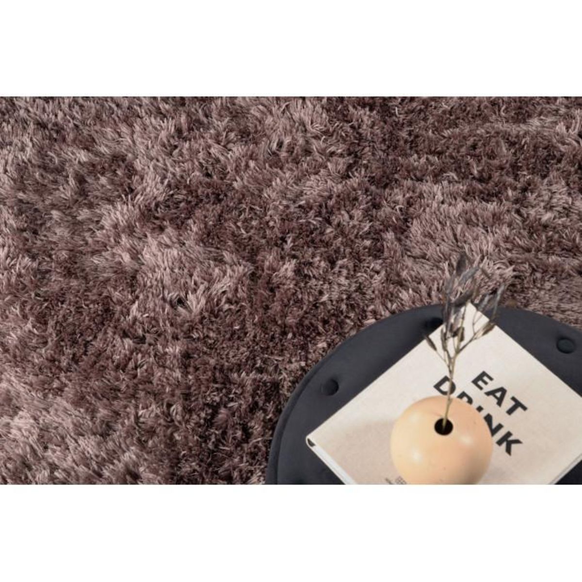 Paris Prix Tapis Déco  Grace  200x300cm Marron