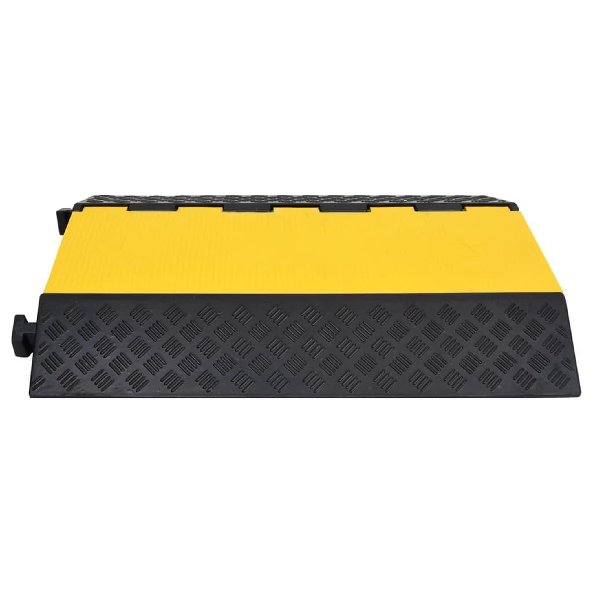 Voir la diapositive 3 : VIDAXL Rampe de protection de cable avec 2 canaux 90 cm caoutchouc