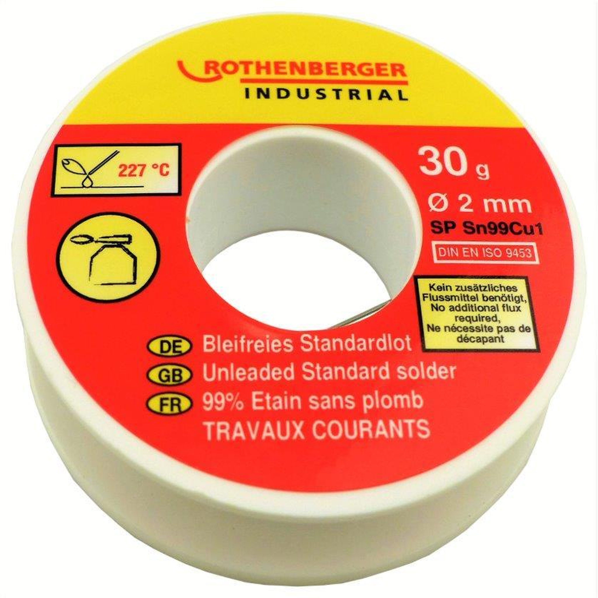 CENTRALE BRICO Bobine étain standard 2mm, 30 g. ROTHENBERGER