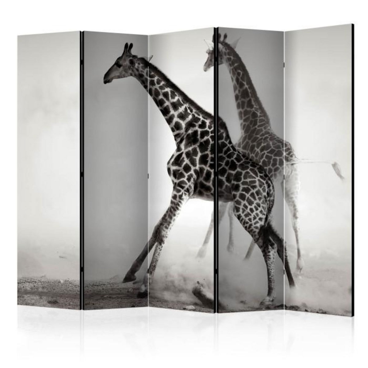 Paris Prix Paravent 5 Volets  Giraffes  172x225cm