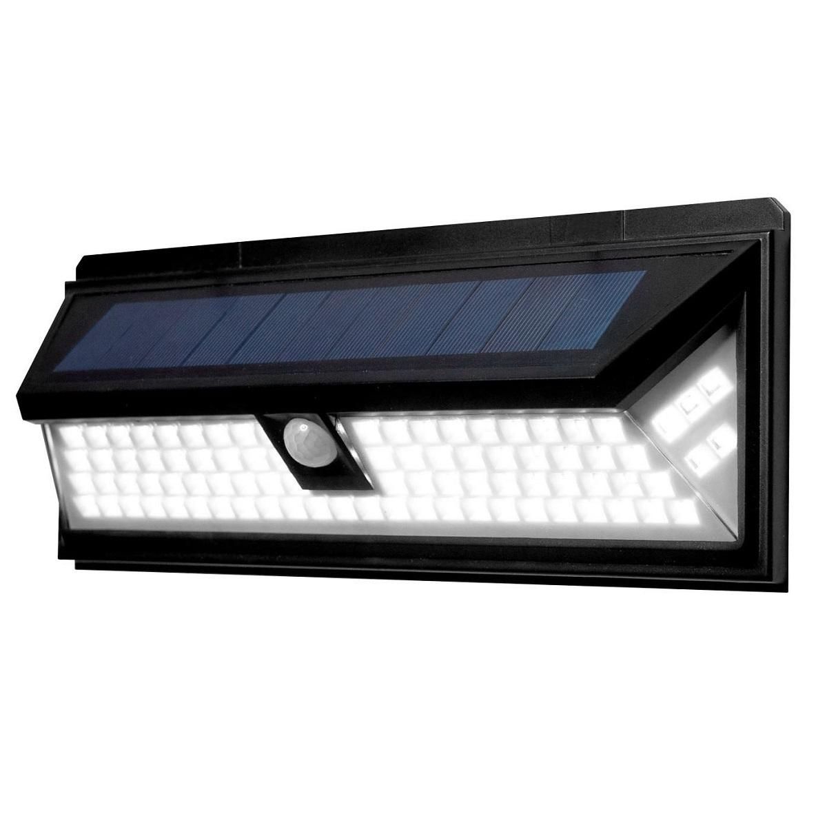 Applique solaire-3D - 80 LED, détection de mouvements