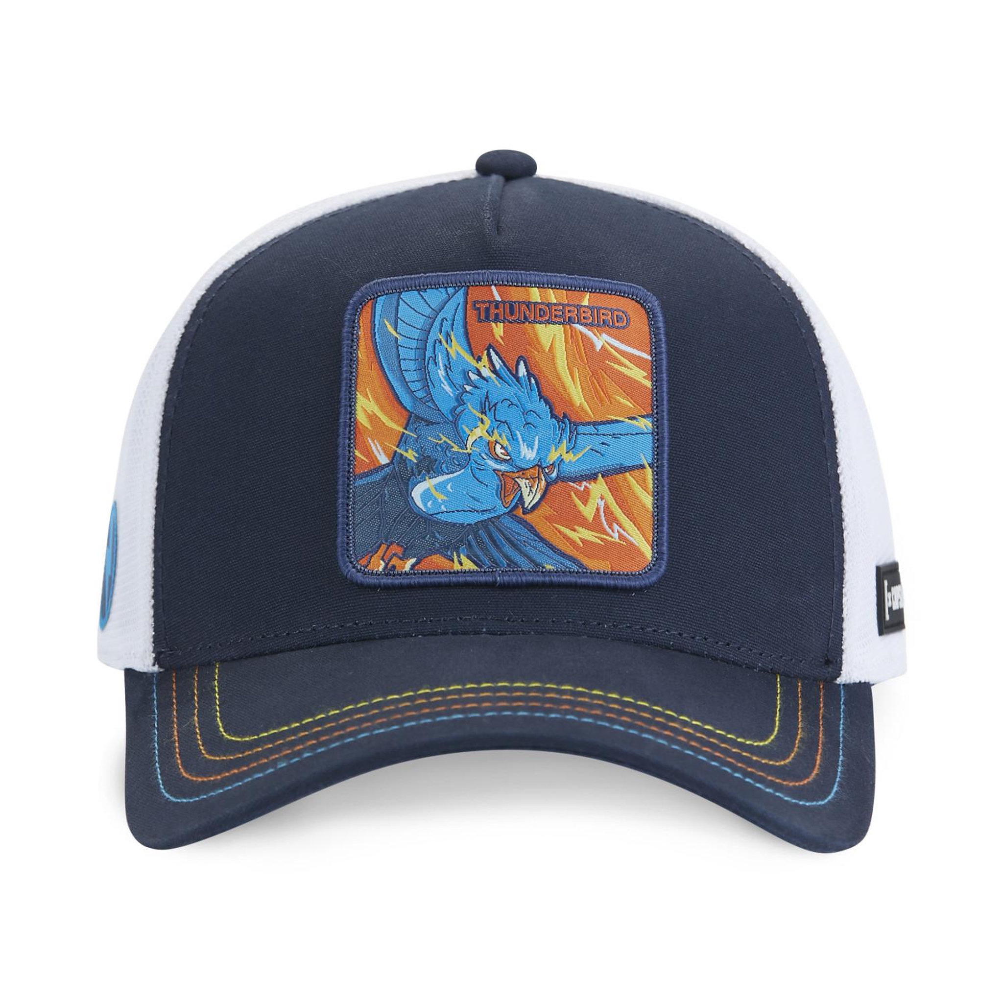 Voir la diapositive 2 : CAPSLAB Casquette homme trucker en canvas de coton finitions premium