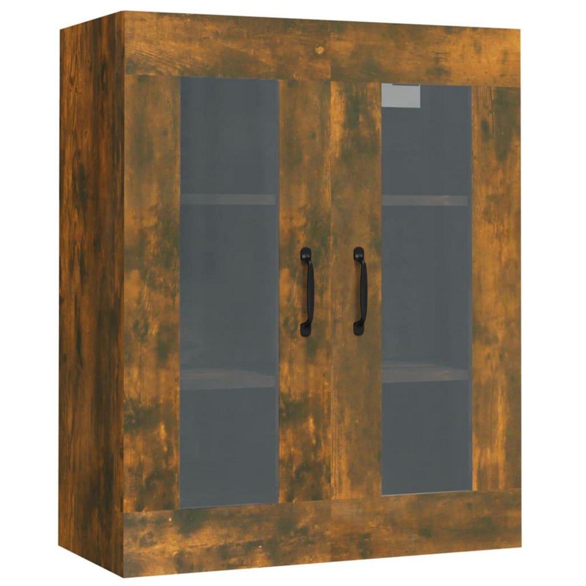 VIDAXL Armoire murale suspendue Chene fume 69,5x34x90 cm