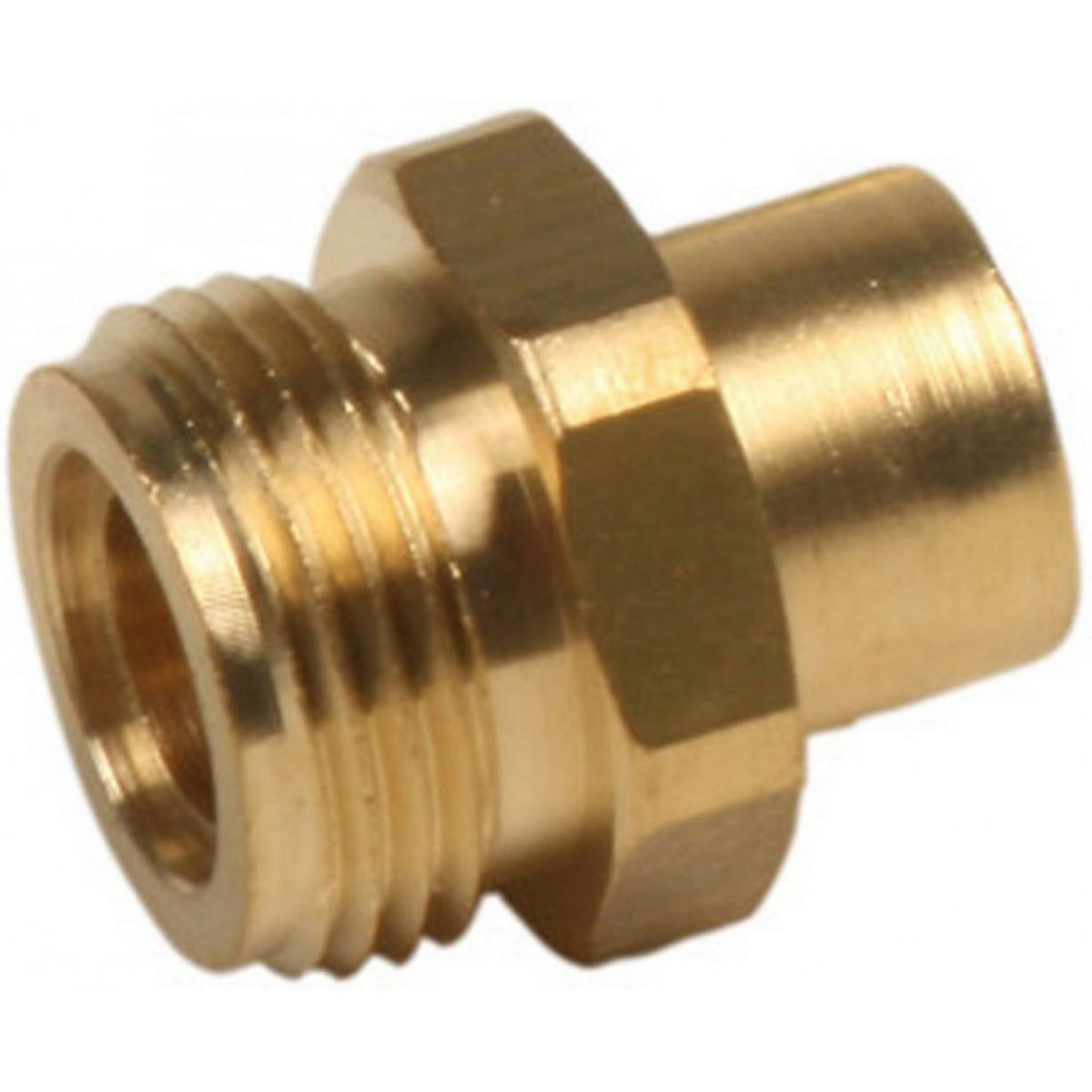 CENTRALE BRICO Raccord 1 pièce pour gaz butane / propane à souder, Mâle x Diam.12 mm, GAZINOX