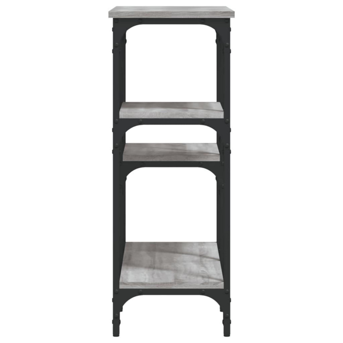 VIDAXL Table console sonoma gris 80x29x75 cm bois d'ingenierie
