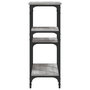 Voir la diapositive 5 : VIDAXL Table console sonoma gris 80x29x75 cm bois d'ingenierie