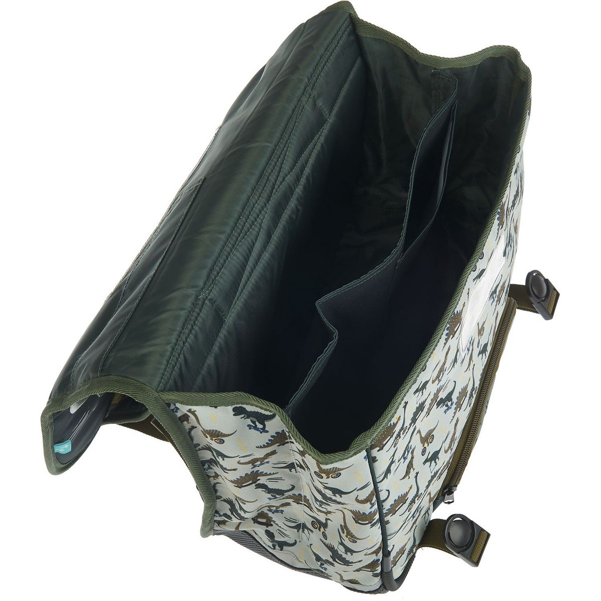 AUCHAN Cartable 36 cm marron Dinosaure