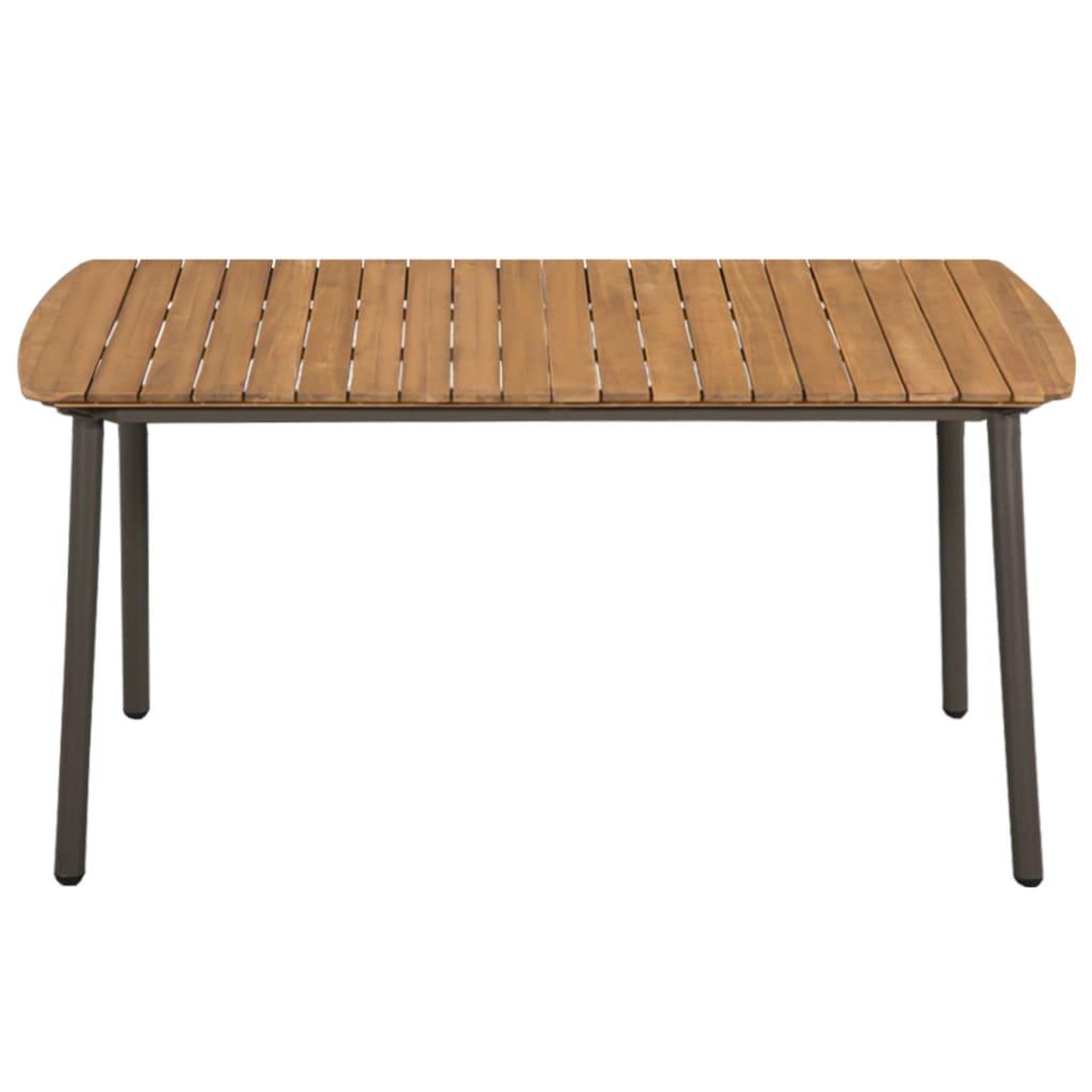 Voir la diapositive 3 : VIDAXL Ensemble a manger de jardin 5 pcs Resine tressee Marron