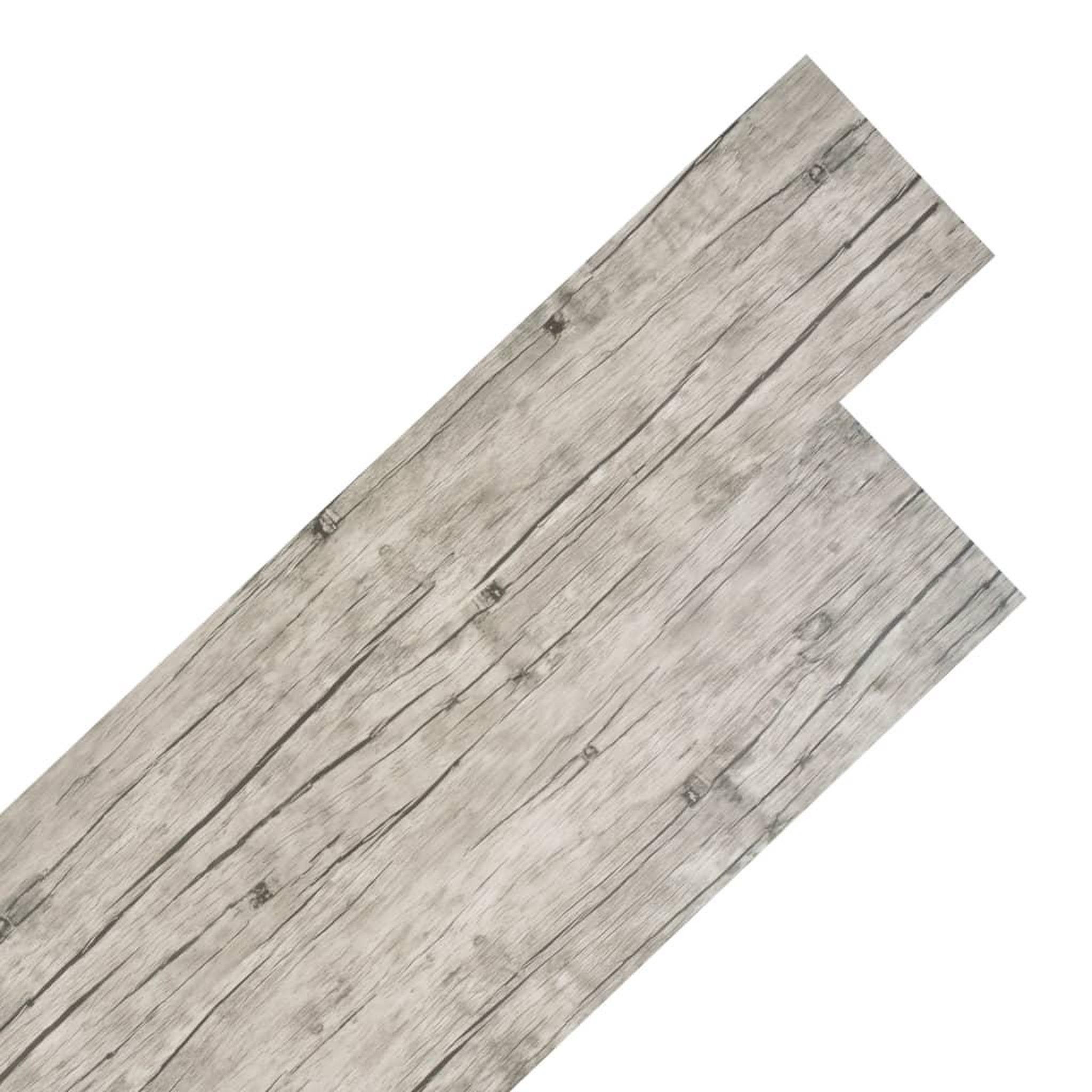 Voir la diapositive 1 : VIDAXL Planches de plancher PVC Non auto-adhesif 5,26 m^2 Chene delave
