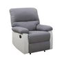 Voir la diapositive 1 : Habitat et Jardin Fauteuil relax  Lincoln  - 90 x 89 x 103 cm - Blanc/Gris clair