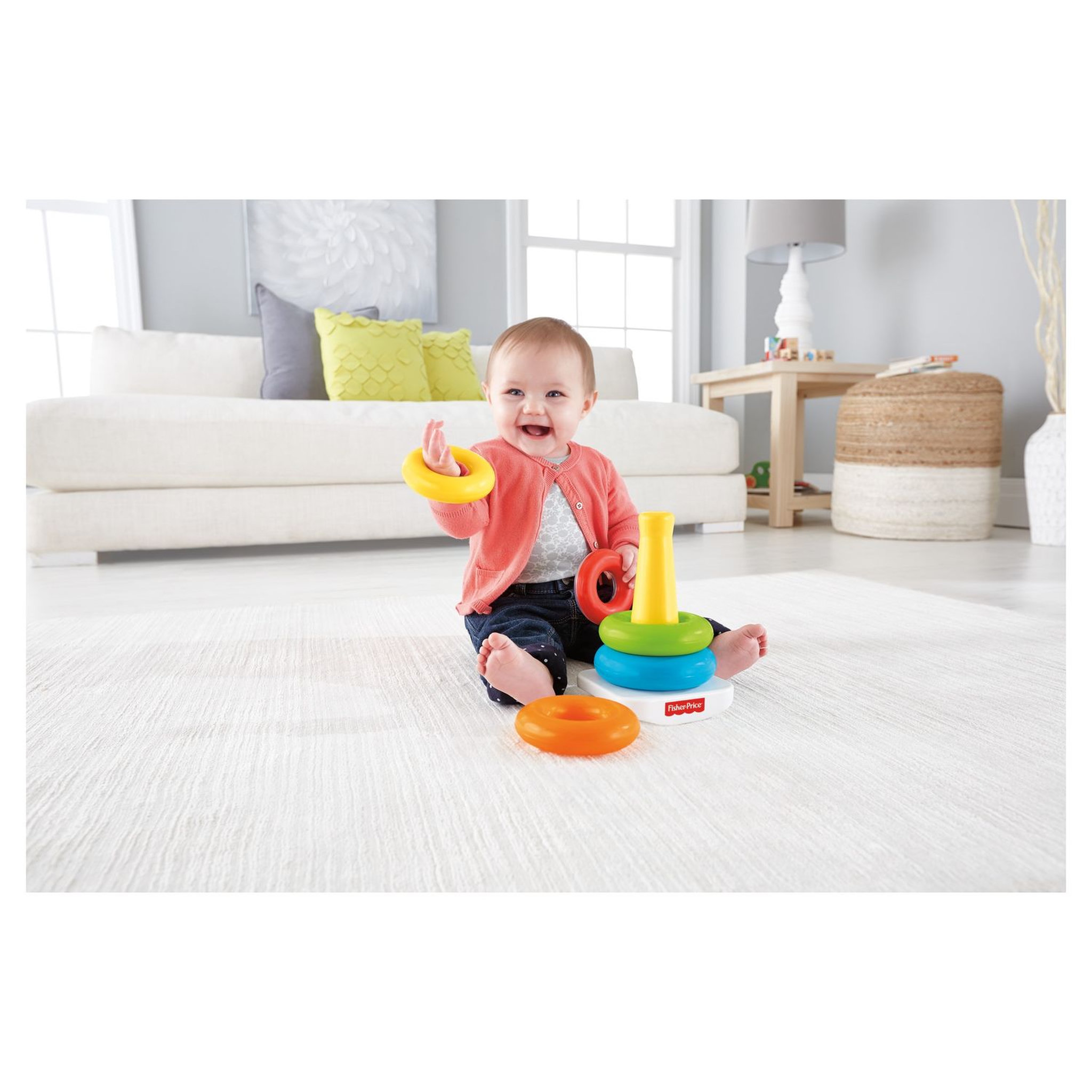 Voir la diapositive 2 : Fisher price Pyramide Arc-en-ciel