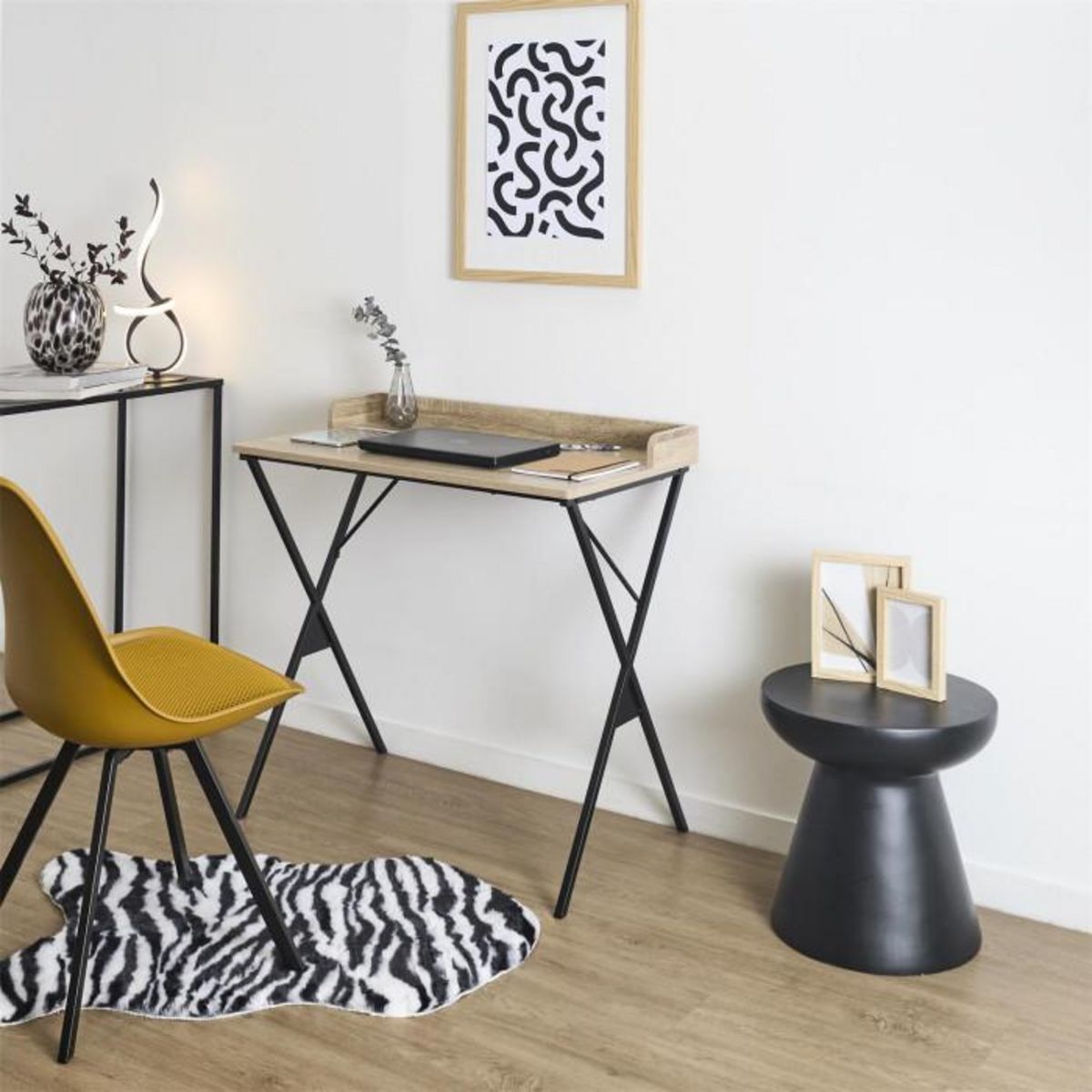 Paris Prix Bureau Design  Loka  80cm Naturel