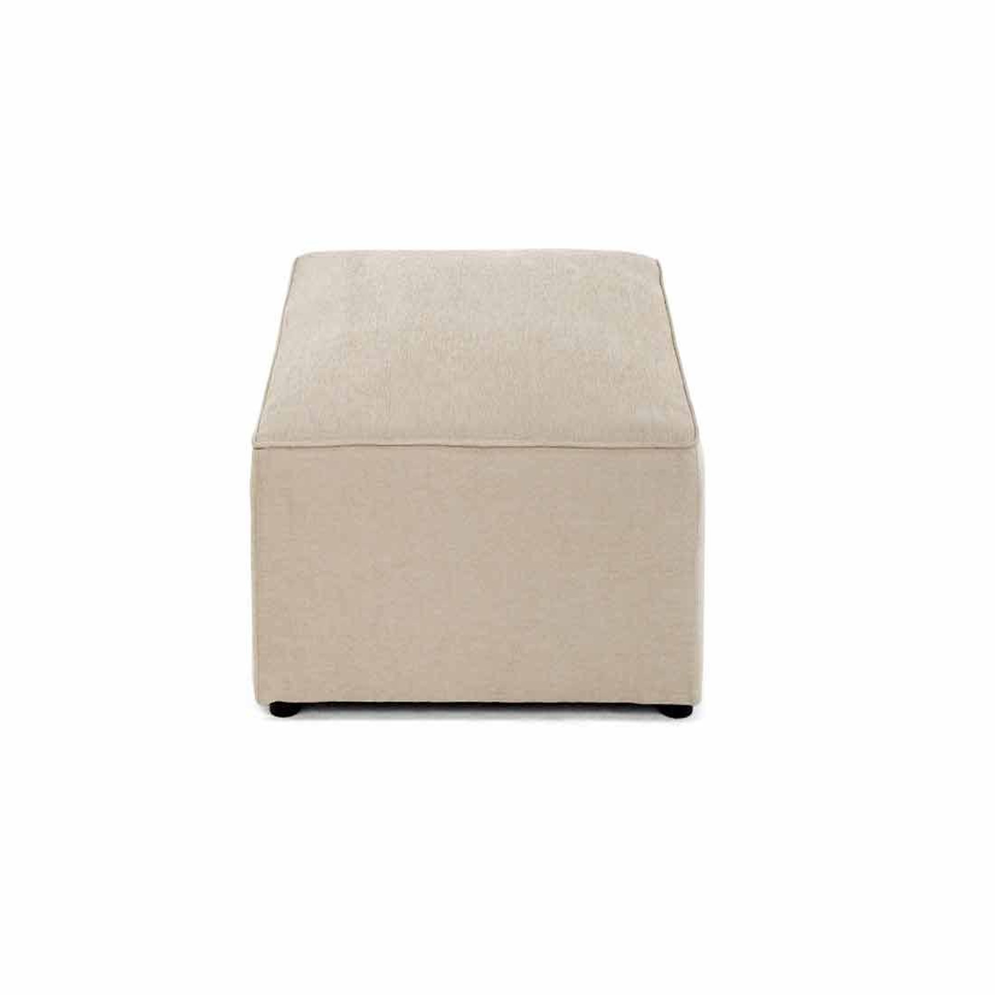 Voir la diapositive 4 : BEST MOBILIER Topaze - pouf - en tissu