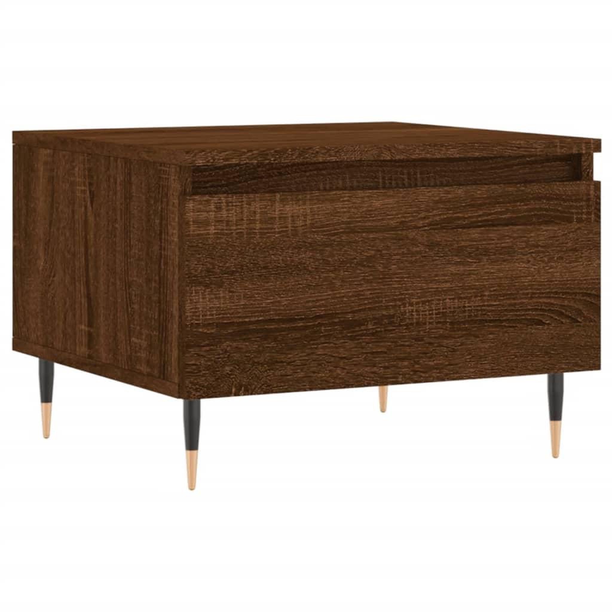 Voir la diapositive 5 : VIDAXL Tables basses 2 pcs chene marron 50x46x35 cm bois d'ingenierie