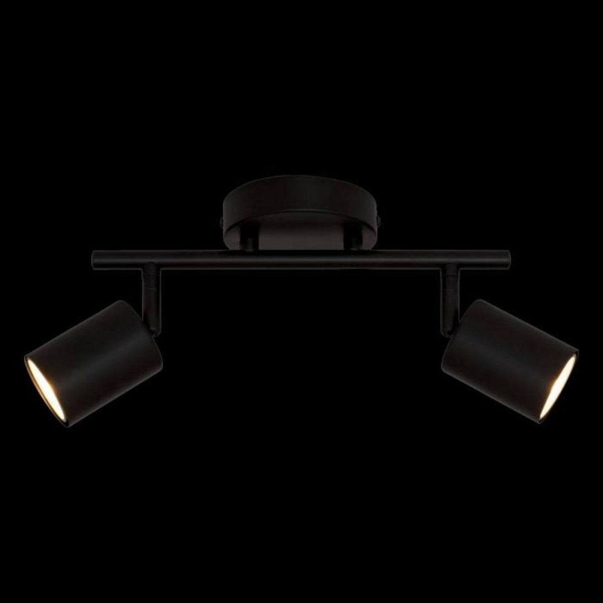 ATMOSPHERA Applique Murale 2 Spots Orientables  Vico  16cm Noir