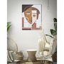 Voir la diapositive 5 : Paris Prix Toile Peinture Déco  Ethnic Face  60x80cm Multicolore