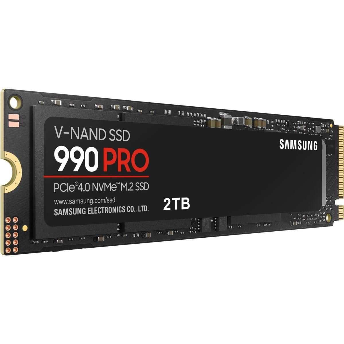 Samsung Disque dur SSD interne 2To 990 Pro PCIe 4.0 NVMe M.2