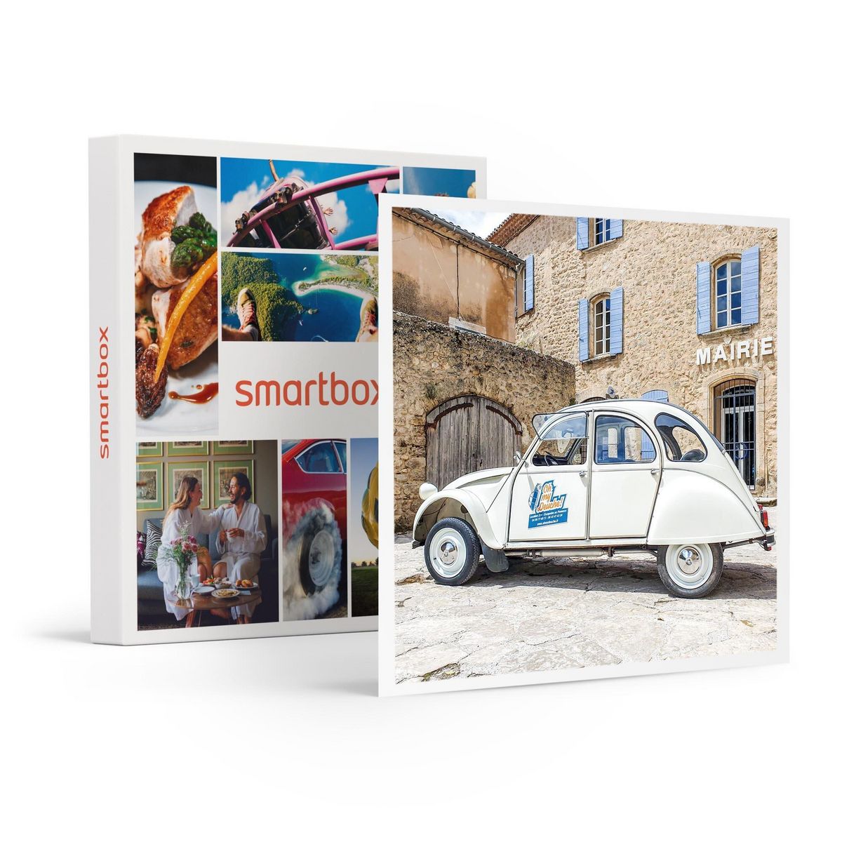 Smartbox Balade en 2 CV et visite des carrières d'ocre en duo dans le Vaucluse - Coffret Cadeau Sport & Aventure