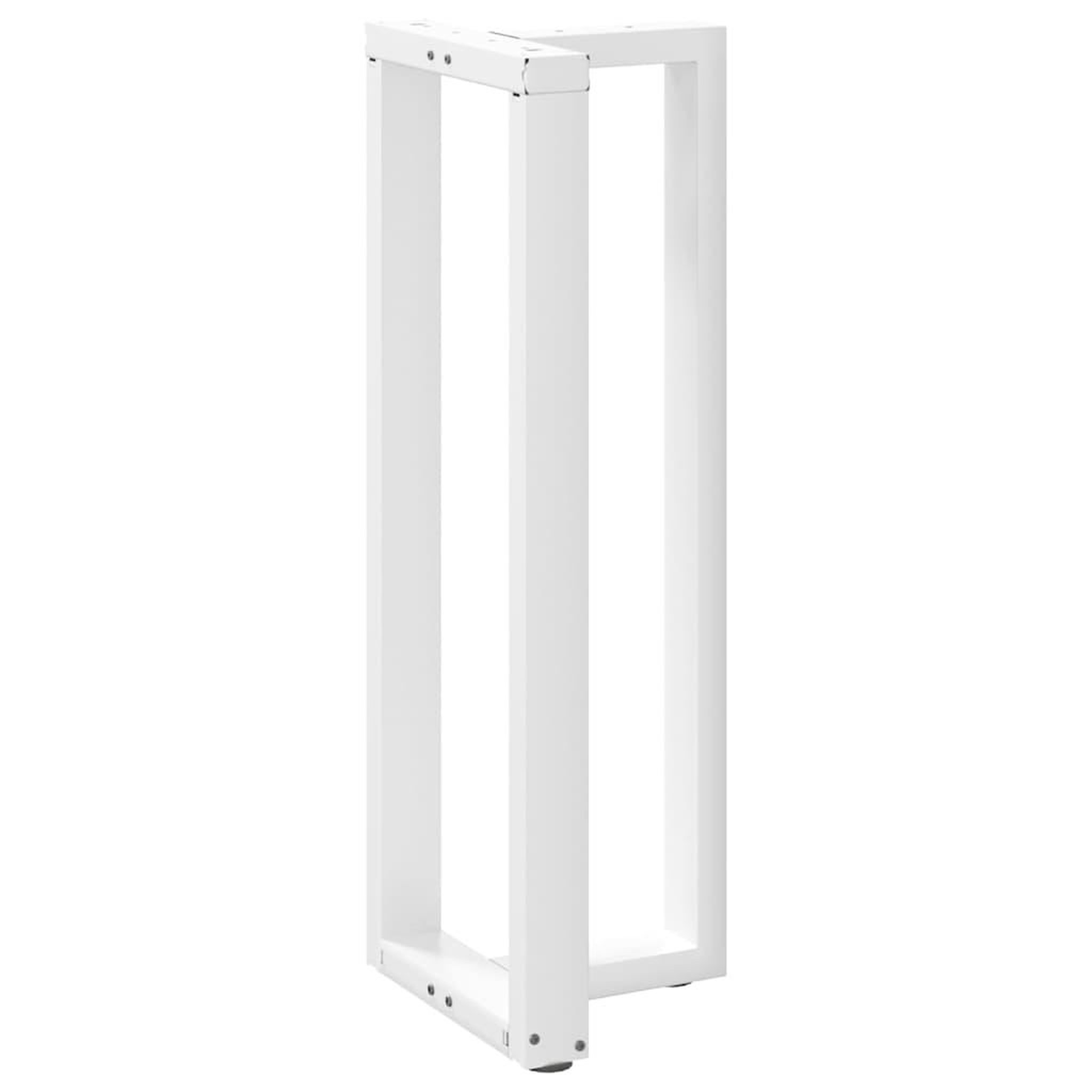 Voir la diapositive 4 : VIDAXL Pieds de table de bar forme de T 2 pcs blanc 40x35x(110-111) cm