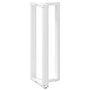 Voir la diapositive 4 : VIDAXL Pieds de table de bar forme de T 2 pcs blanc 40x35x(110-111) cm