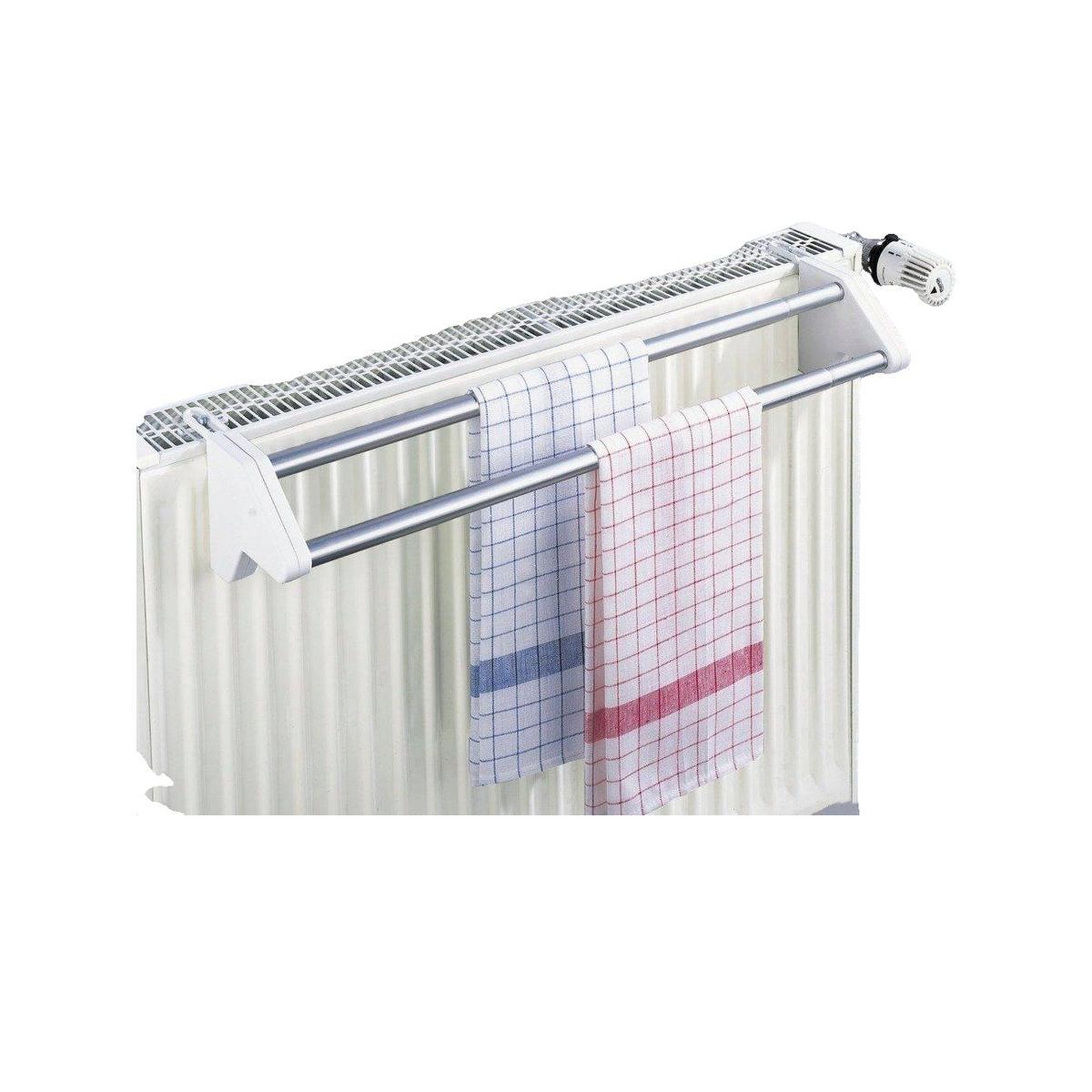 Voir la diapositive 3 : Wenko Séchoir Wenko twin 57-104 cm acier résistant à la corrosion